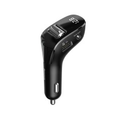 Baseus Streamer F40 AUX wireless MP3 car charger- Black